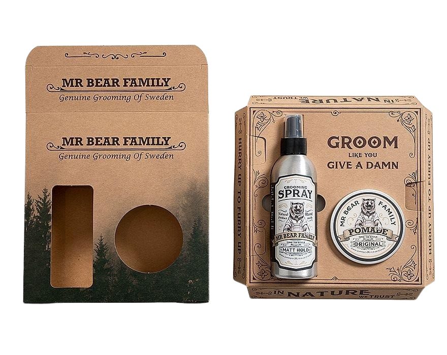 Hair Kit Pomade & Grooming Spray Sweetwood