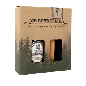 Beard Oil & Brush Woodland Kit