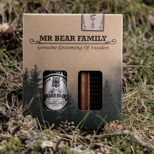 Beard Oil & Brush Woodland Kit