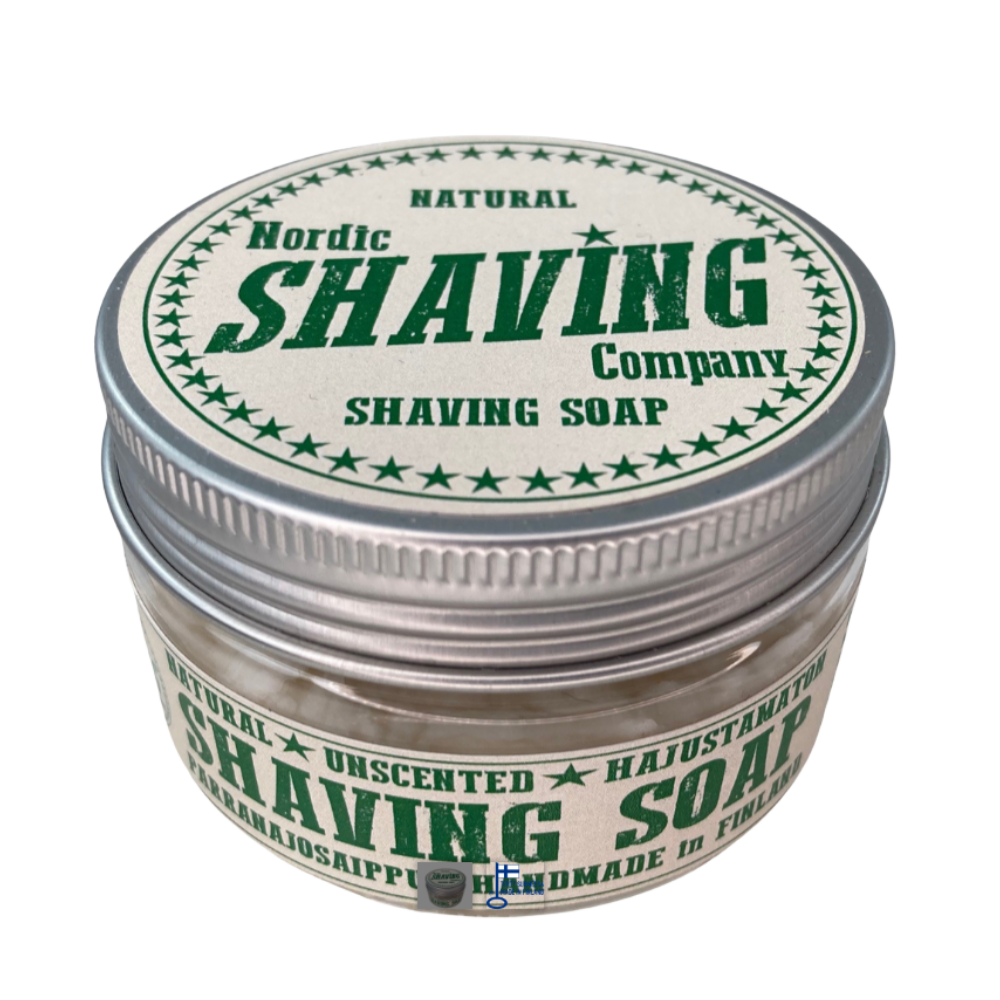 Parranajosaippua Natural - hajusteeton 114 g