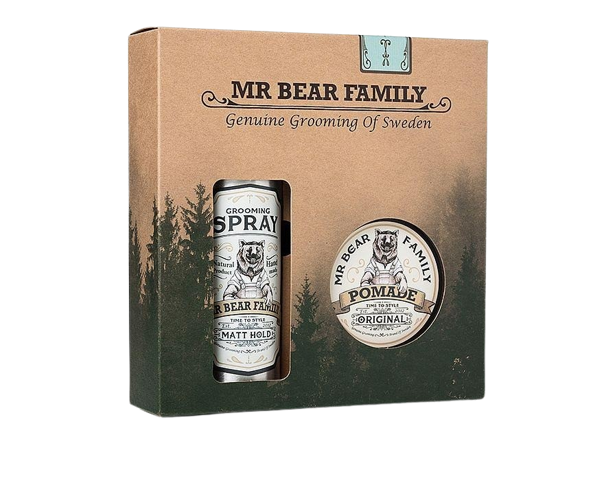 Hair Kit Pomade & Grooming Spray Sweetwood