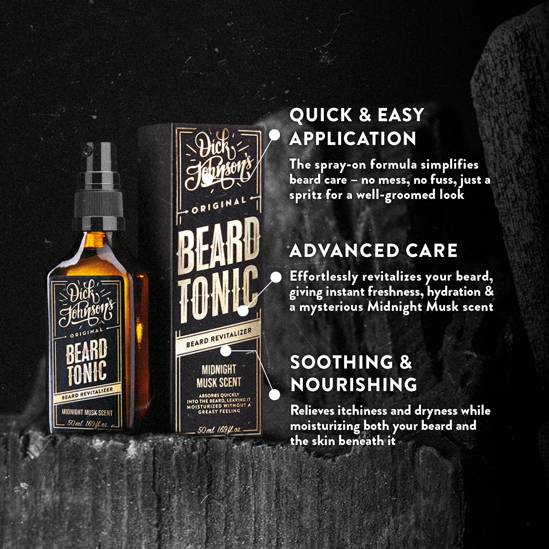 Beard Tonic Midnight Musk 50ml