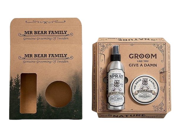Hair Kit Pomade & Grooming Spray Sweetwood