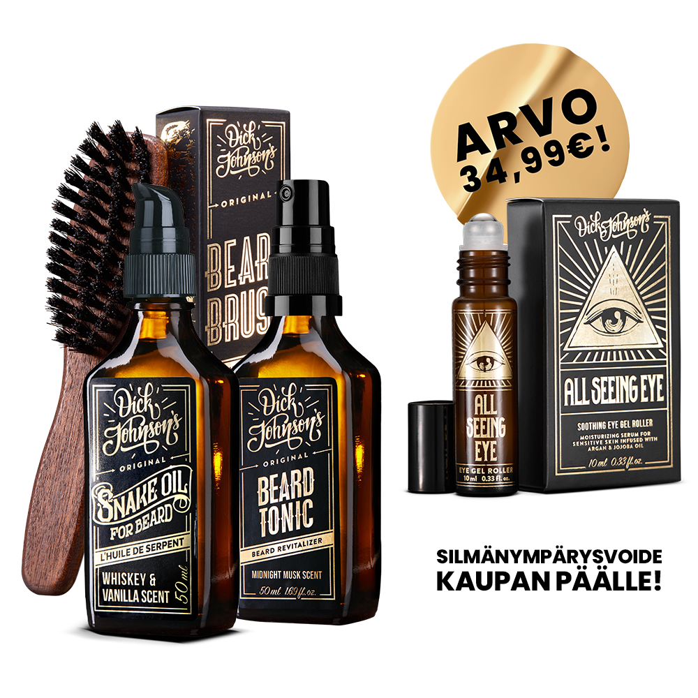 Parranhoitopaketti – Kaupan päälle silmänympärysvoide! - M