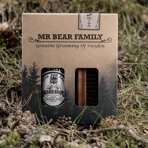 Beard Oil & Brush Woodland Kit
