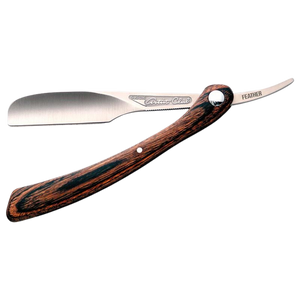 DX Folding Shaving Razor Wood Handle