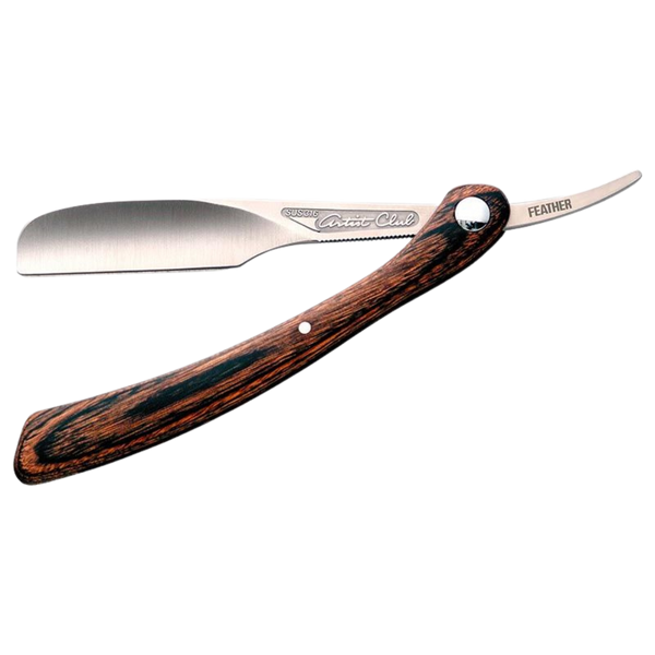 DX Folding Shaving Razor Wood Handle