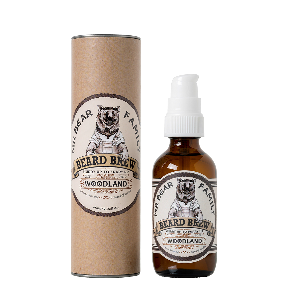 Partaöljy Woodland 60ml - Pumppuannostelija