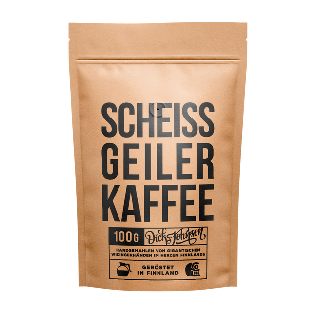 Scheiss Geiler Kaffee Dick's Survival Goods Kahiwa Coffee   