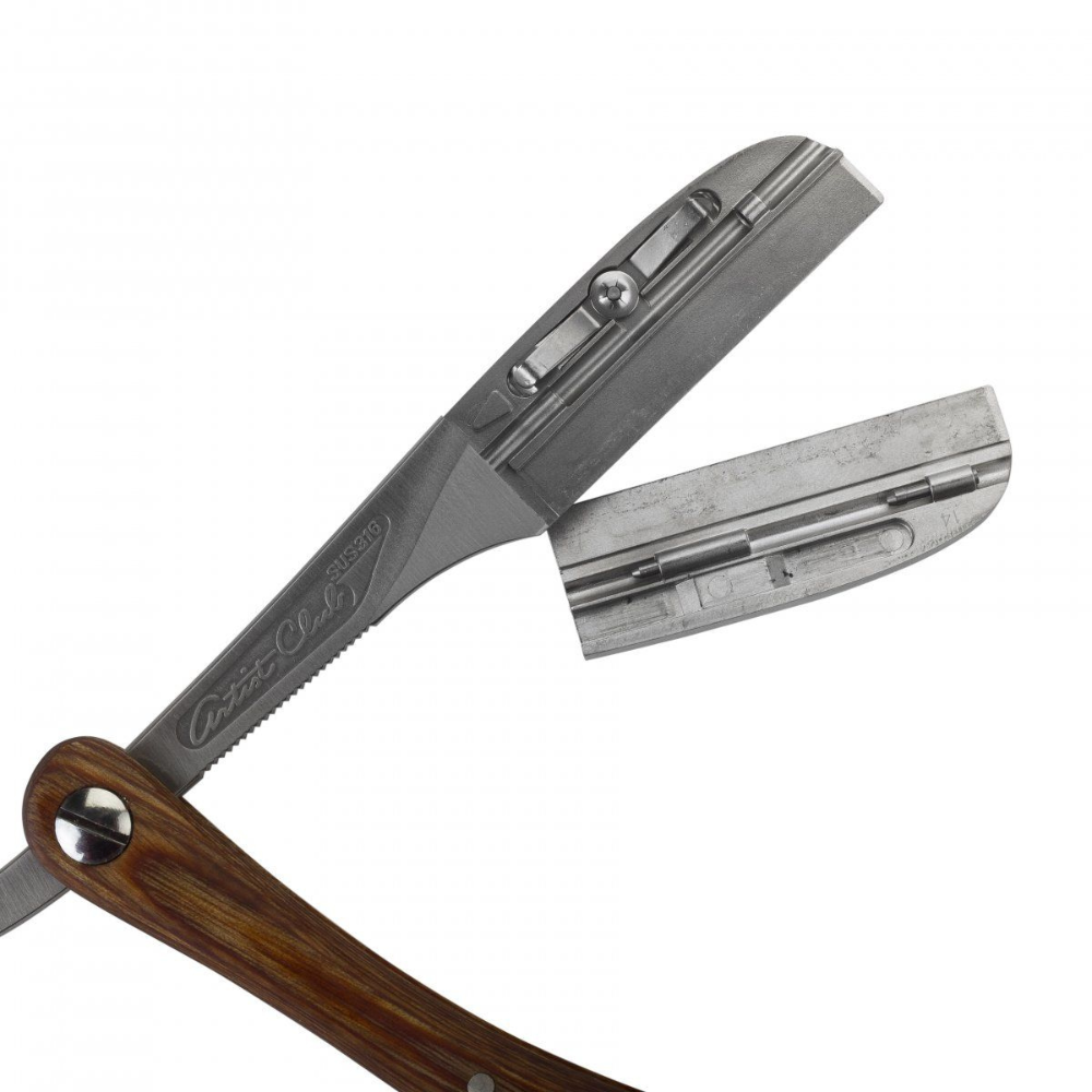 DX Folding Shaving Razor Wood Handle – Dick Johnson